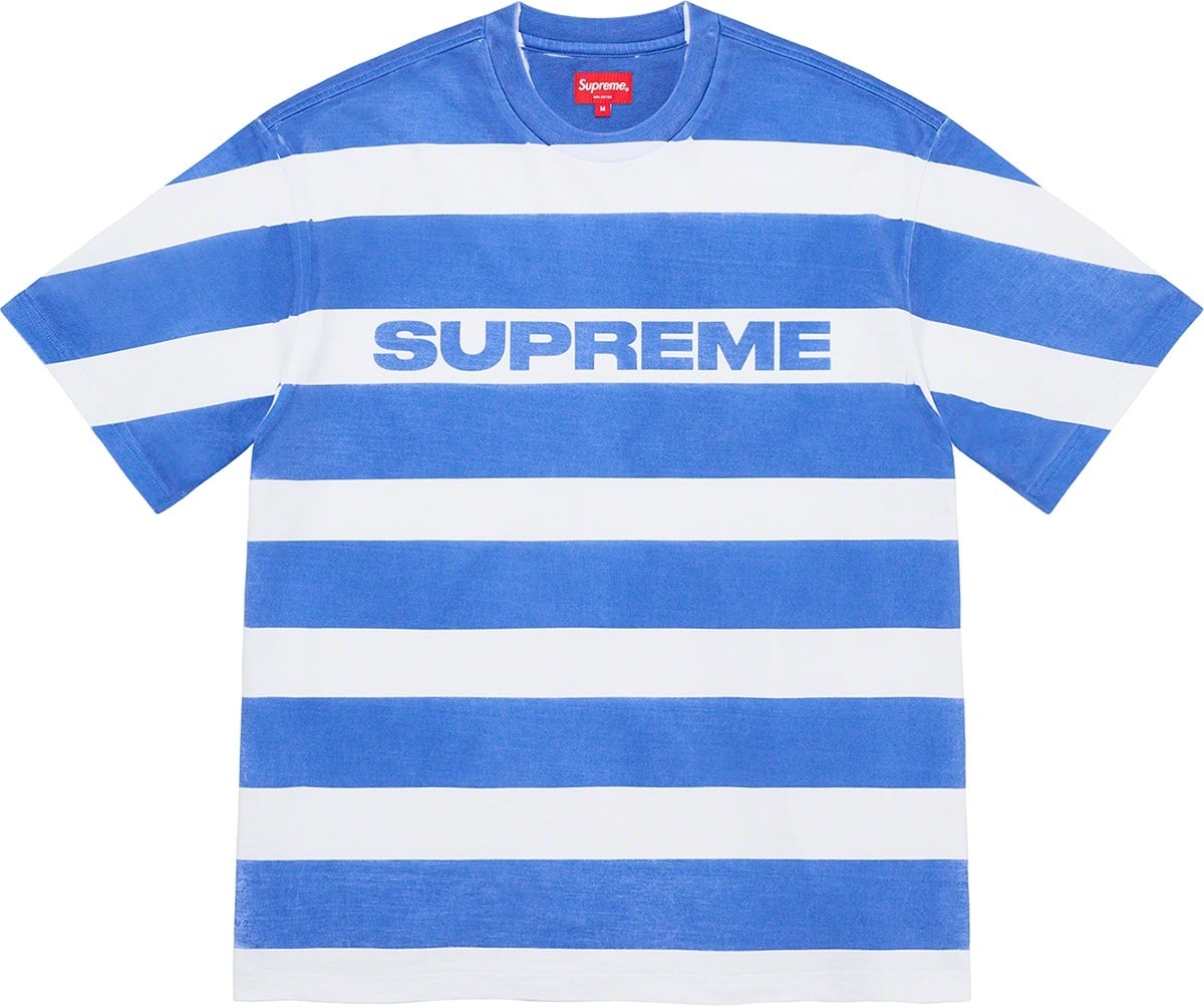 Printed Stripe S/S Top view 5